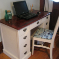 old writers desk and chair revamp