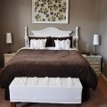 master bedroom repainted and decorated