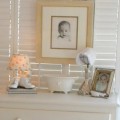 white and blue bedroom