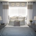 4 Master Bedroom After with Wainscotting chair rail valspar gravity and silver leaf (1) - Copy