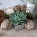 beautiful natural tablescape by 33 shades of green