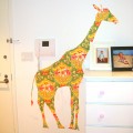 fabric wall decal tutorial