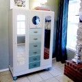 ombre painted armior drawers