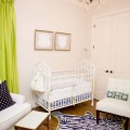 lime and navy nursery design