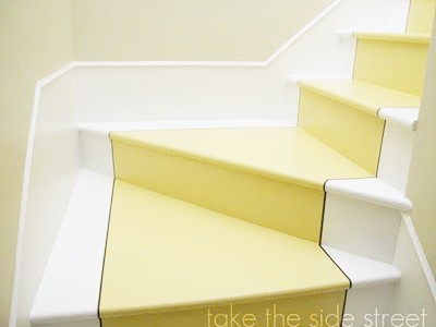 Beautiful Painted Stair Runner