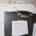 crib turned magnet board