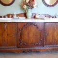 dresser turned vanity
