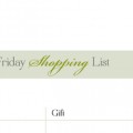 Black Friday Shopping List Free Printable