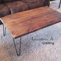 reclaimed wood coffee table project
