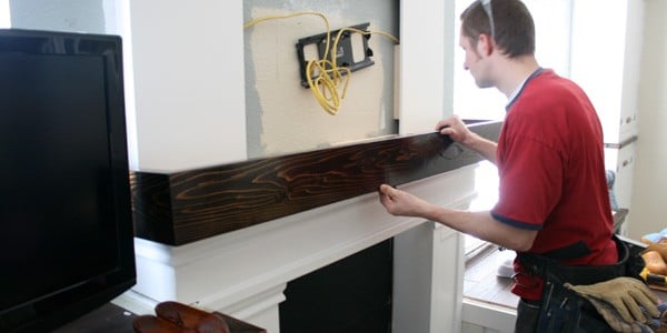 Building the Fake Fireplace 2