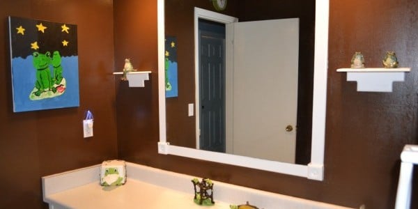 Kids’ Frog Themed Bathroom Makeover