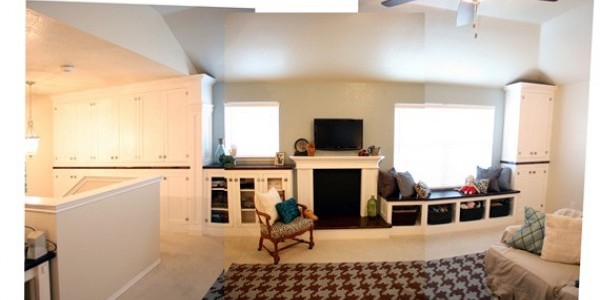 Our Family Room’s Great Wall of Built-ins