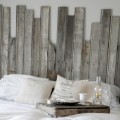 DIY Rustic Headboard in Master Bedroom