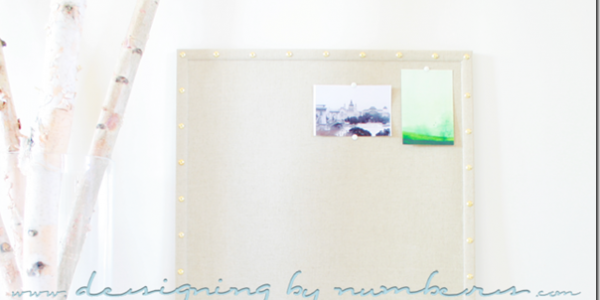 Ballard Designs Bulletin Board Knock-Off; Monthly Contributor Project