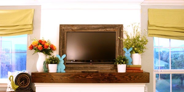 Spring Mantel; I tried.