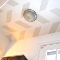 Painted Ceiling Pattern In Entry Hall