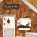 Under Stairs Playhouse With Cedar Shake Shingles