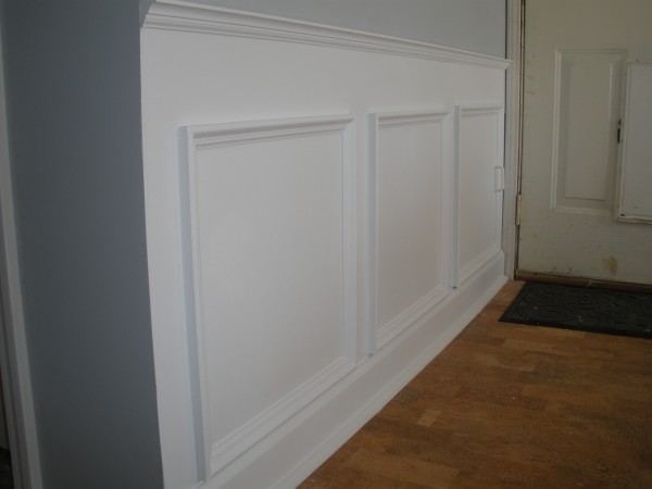 wainscotting-to hide plumbing access