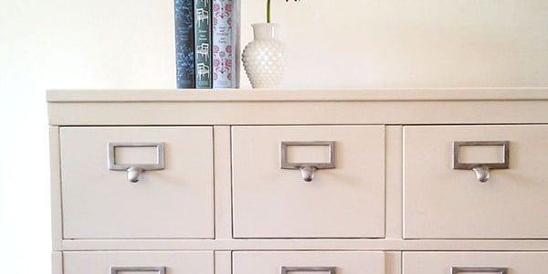 Refinished Stackable Filing Cabinet