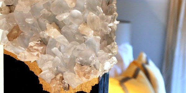 DIY Rough Quartz Mirror Frame Tutorial