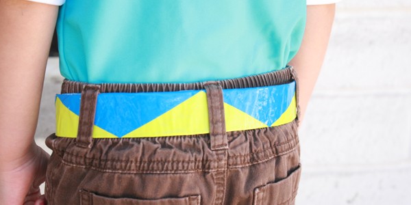 Chevron Duct Tape Belt