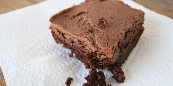 Fudge Brownies with Nutella Frosting