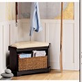corner storage bench