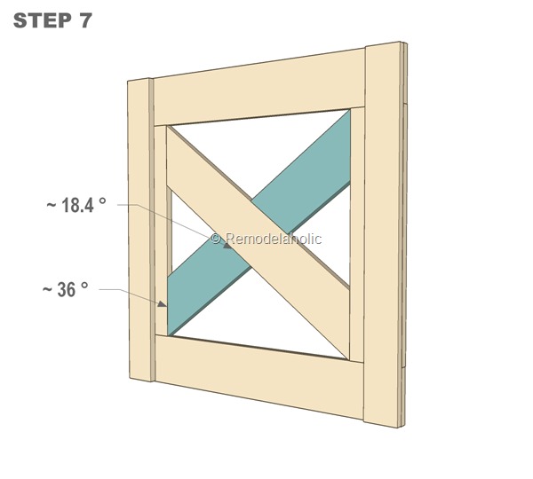 DIY Barn Door Baby Gate for Stairs STEP 7