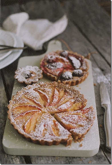 Always with Butter stone fruit tart