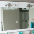 Framing A Large Bathroom Mirror In Place