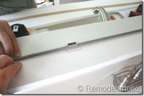 Framing a large bathroom mirror (10)