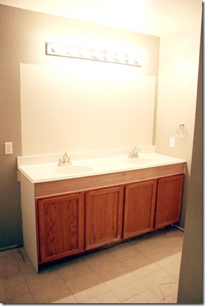How to Add height to a short bathroom vanity (33)
