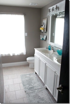 How to Add height to a short bathroom vanity (53)