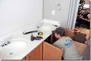 How to Add height to a short bathroom vanity (7)
