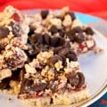 Raspberry Granola Bar Cookies