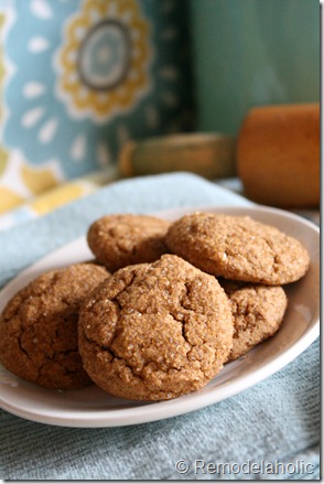 Chewy Gingerbread cookies2