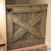 Barn-Door-Baby-Gate-or pet satety gate for-Stairs-2