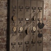 DIY wall mounted wooden hotel key rack tutorial