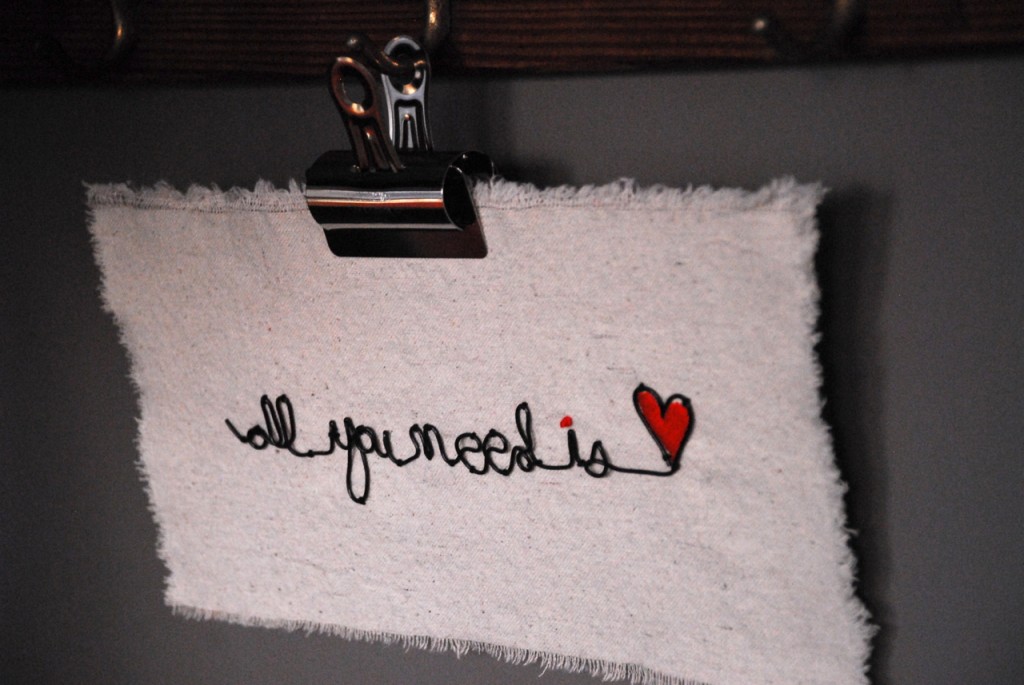 Family Chic wire embroidery