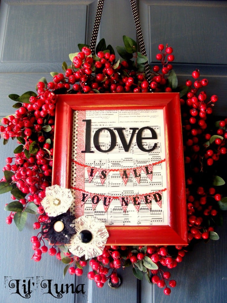 Lil Luna Valentine Wreath