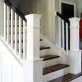 Staircase makeover removing carpet from stairs