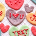 Valentine Converstaion Heart Cookies Koolaid Cookies Recipe