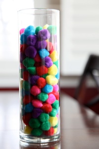 Our Family Blog warm fuzzies jar