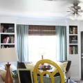 built-in bookshelves