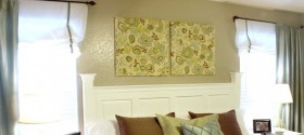Easy DIY bedroom art tutorial