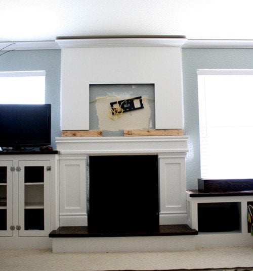 Faux Fireplace