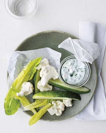 Savory Yogurt Dip with Veggies