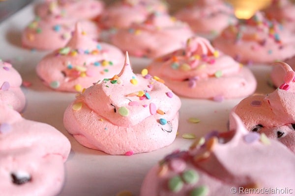 Strawberry Meringues