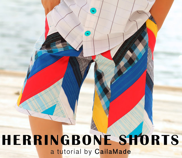 Herringbone Shorts