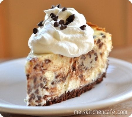 Chocolate Chip Cookie Dough Cheesecake